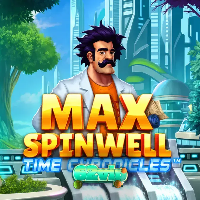Tampilan antarmuka slot Max Spinwell: Time Chronicles dengan tema perjalanan waktu